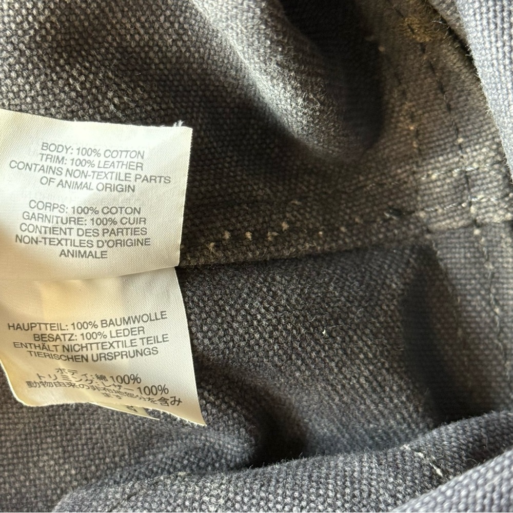 MADEWELL The Canvas Medium Transport Tote Canvas bag Leather Straps *SOLDOUT - Picture 11 of 11